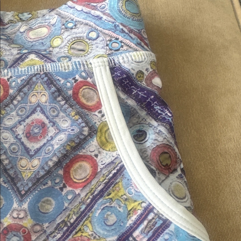 Sofibella Colorful Geometric Patterned Golf Skirt - image 5